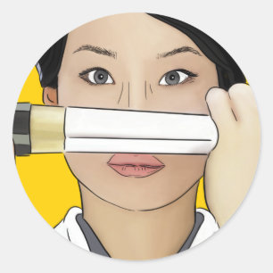 Lucy Lu Kill Bill Sticker