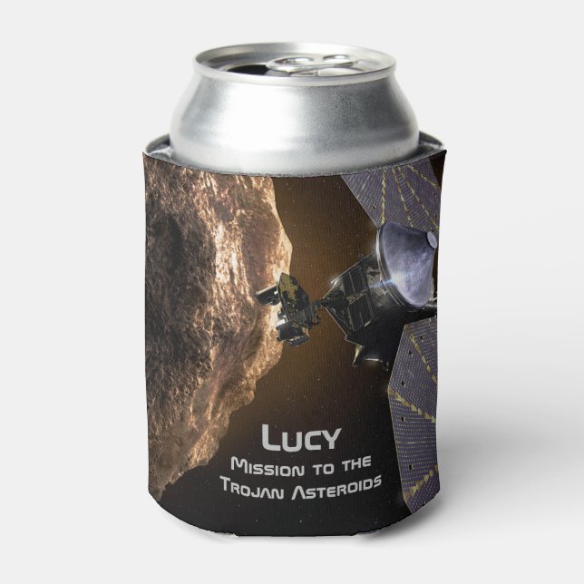 Lucy Mission to Study Trojan Asteroids Can Cooler (Can Front)