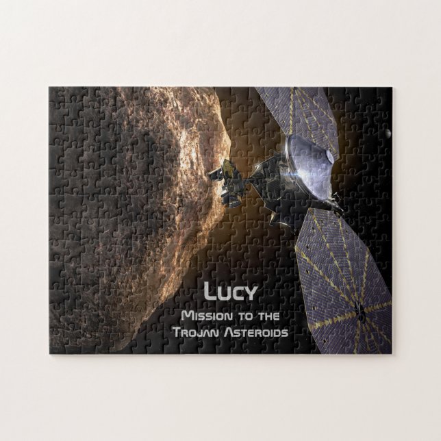 Lucy Mission to Study Trojan Asteroids Jigsaw Puzzle (Horizontal)