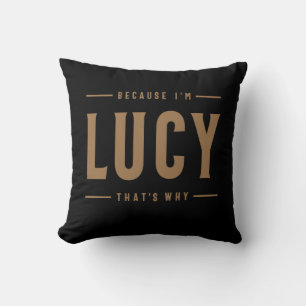 Lucy Name Personalised Birthday Name Lucy Cushion