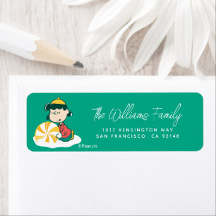 Lucy Peppermint Candy Return Address Label