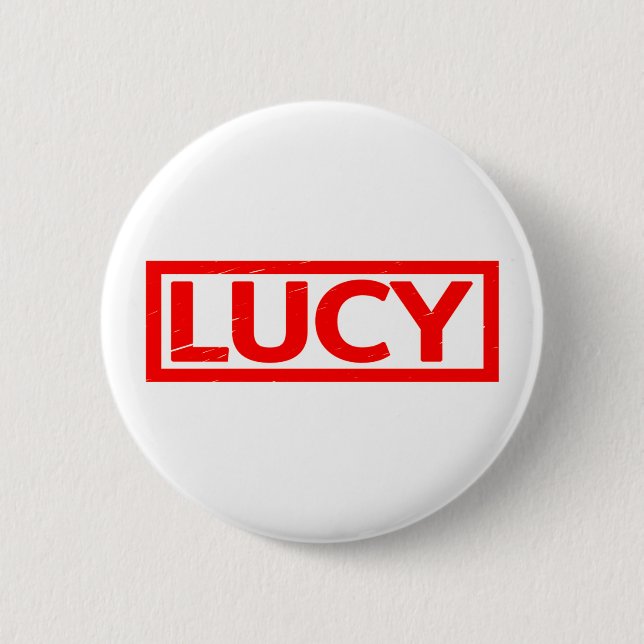 Lucy Stamp 6 Cm Round Badge (Front)