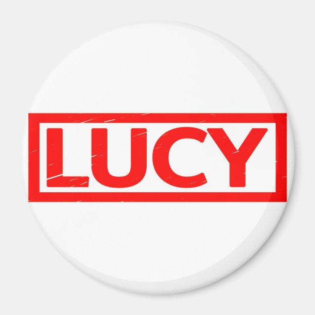 Lucy Stamp Magnet (Front)