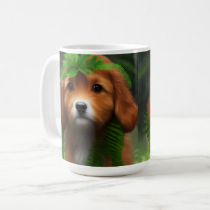 Lucy The Labrador Puppy, Coffee Mug