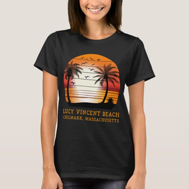 Lucy Vincent Beach Chilmark Massachusetts Vintage T-Shirt (Front)