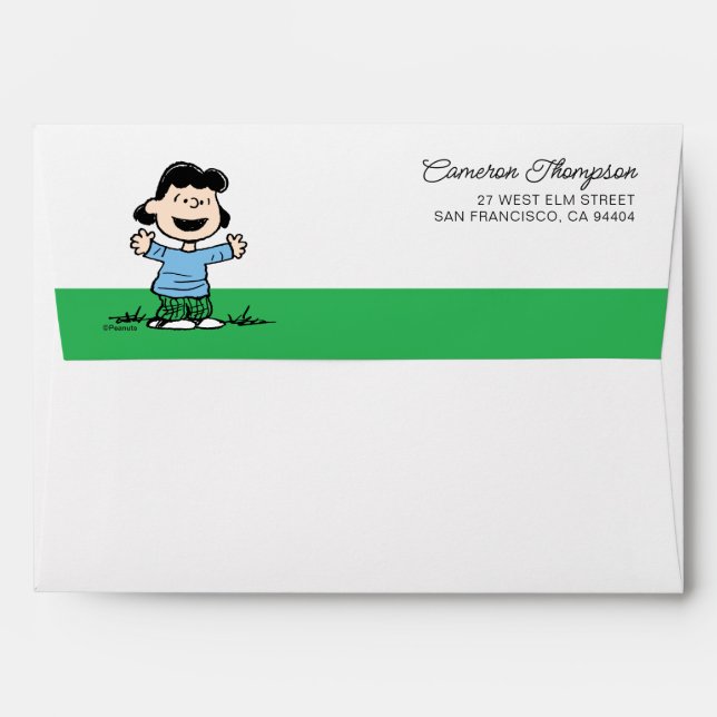 Lucy With Arms Wide Envelope (Back (Top Flap))
