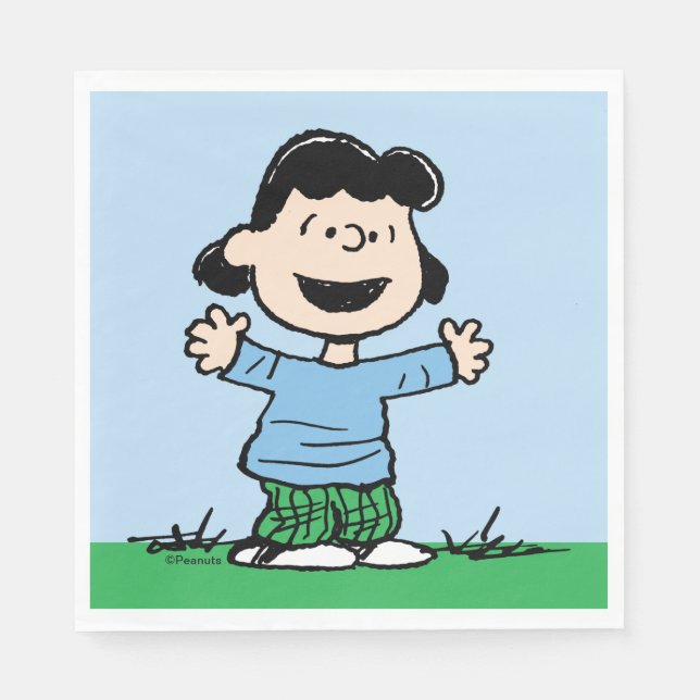 Lucy With Arms Wide Napkin (Front)