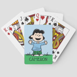 Lucy With Arms Wide Playing Cards