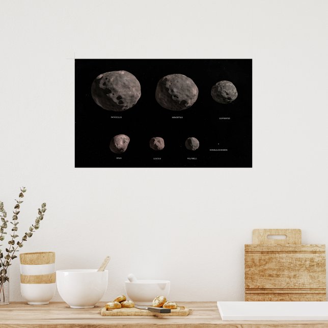 Lucy's Trojan Asteroids Poster (Kitchen)