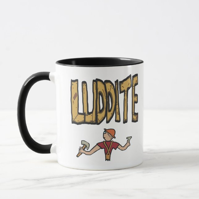 Luddite Mug (Left)