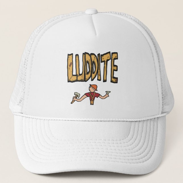 Luddite Trucker Hat (Front)