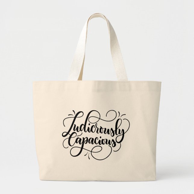 Ludicrously capacious  large tote bag (Front)