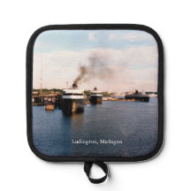Ludington Carferries pot holders