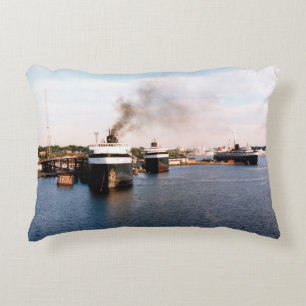 Ludington Ferries accent pillow