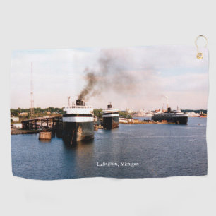 Ludington Ferries golf towel