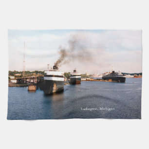 Ludington Ferries kitchen towel