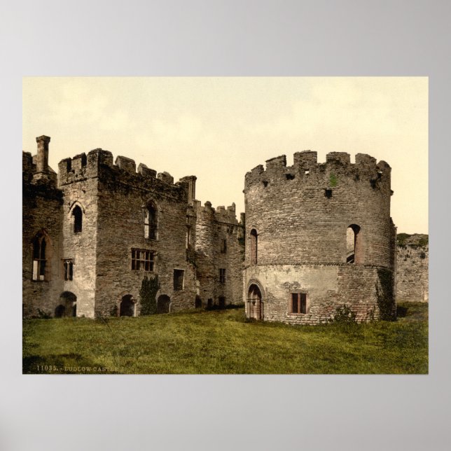 Ludlow Castle I, Shropshire, England Poster (Front)