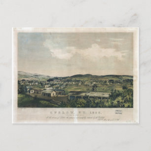 Ludlow Vermont From South Hill (1859) Postcard