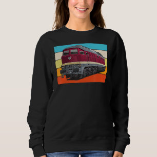 Ludmilla Diesel-Locomotive East German BR 132 BR 2 Sweatshirt
