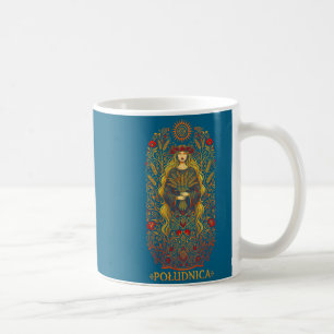 Ludnica Slavic Sun Goddess Pagan Folk Witch Art Coffee Mug