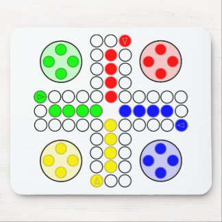 Ludo Classic Board Game Mouse Pad