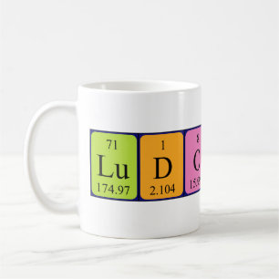 Ludovica periodic table name mug