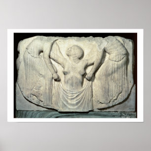 Ludovisi Throne, detail showing the Birth of Venus Poster