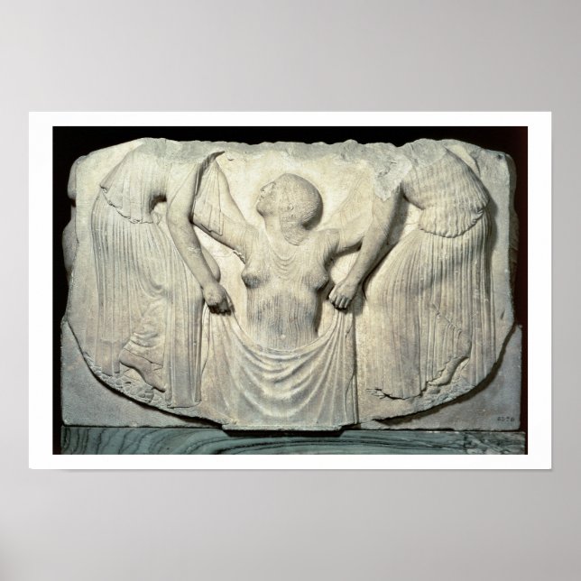 Ludovisi Throne, detail showing the Birth of Venus Poster (Front)