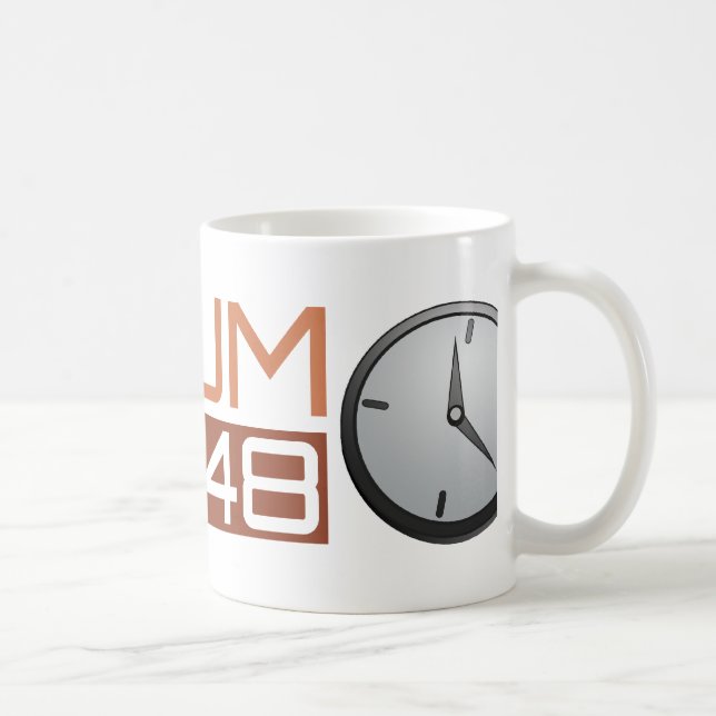 Ludum Dare Shiny Clock Coffee Mug (Right)