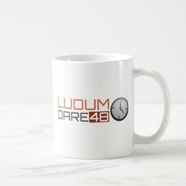 Ludum Dare Shiny Clock Coffee Mug (Right)