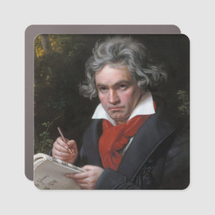 Ludwig Beethoven Symphony Classical Music Composer Car Magnet