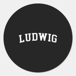 Ludwig  classic round sticker