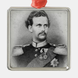Ludwig II of Bavaria Metal Tree Decoration