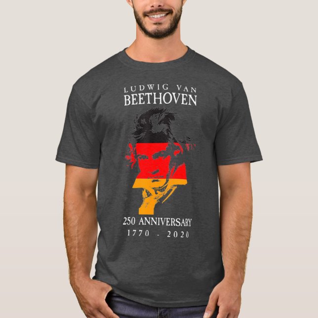 Ludwig Van Beethoven 250 17702020 Music Lover T-Shirt (Front)