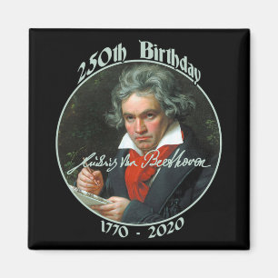 Ludwig Van Beethoven 250th Birthday (pt) Magnet