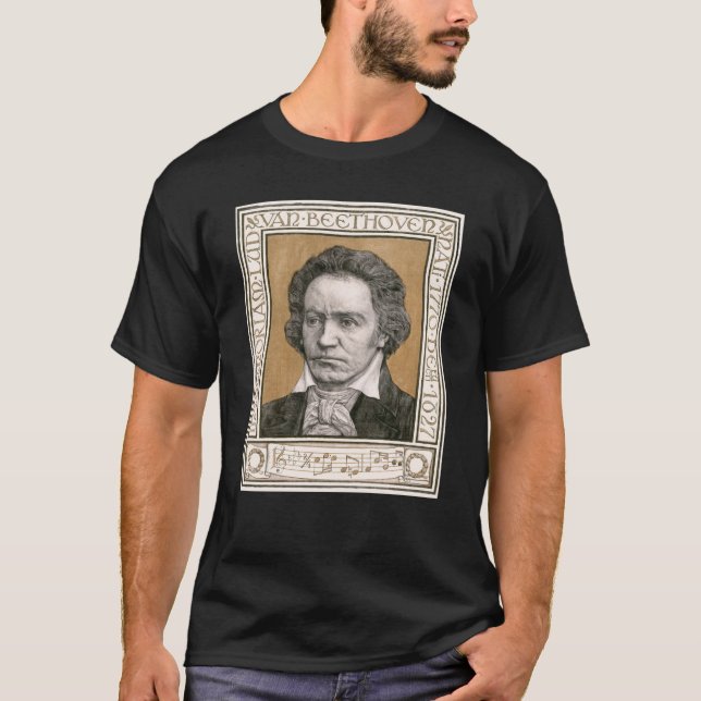 Ludwig van Beethoven by Anton Derkinderen T-Shirt (Front)