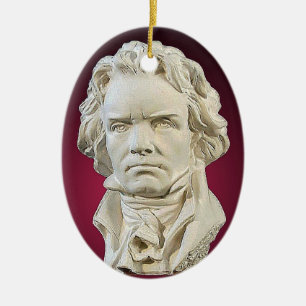 Ludwig van Beethoven Christmas Ornament