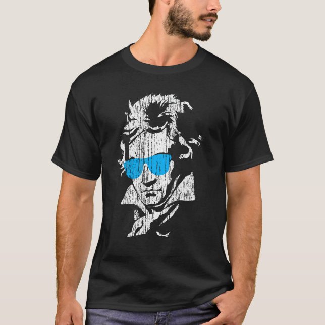 Ludwig Van Beethoven Classical Music Composer T-Shirt (Front)