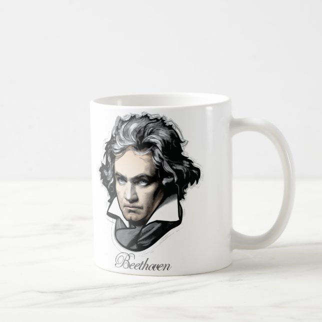 Ludwig van Beethoven Coffee Mug (Right)