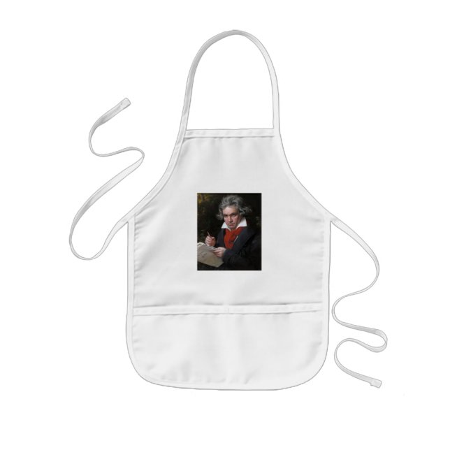 Ludwig van Beethoven composing Missa Solemnis Kids Apron (Front)