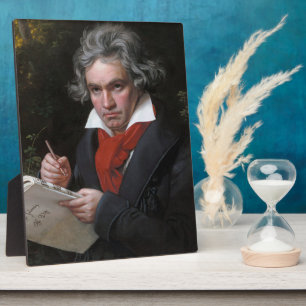 Ludwig van Beethoven composing Missa Solemnis Plaque