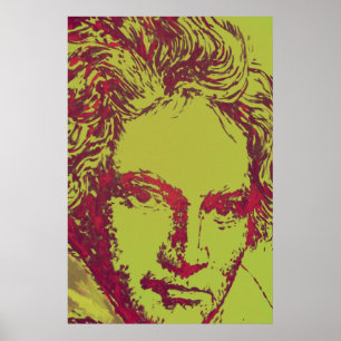 Ludwig Van Beethoven Digital Art Poster