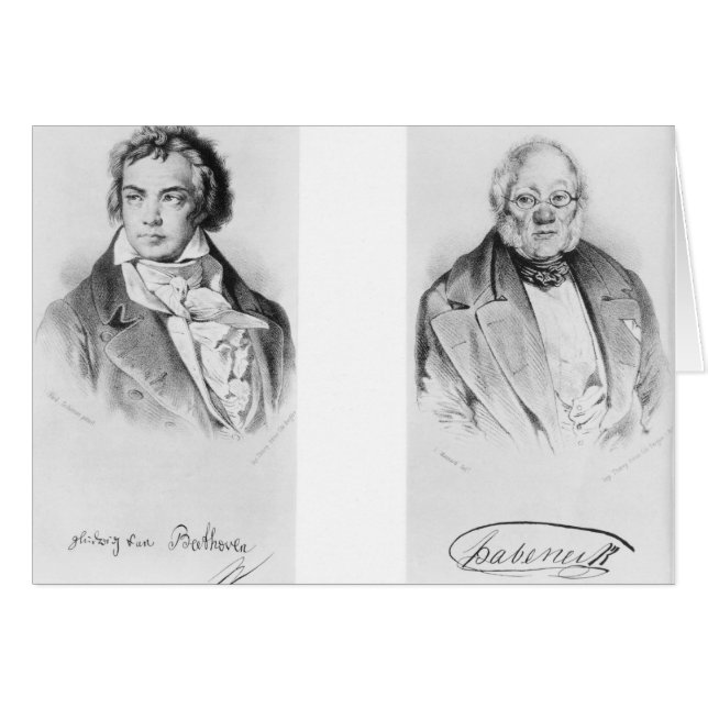 Ludwig van Beethoven & Francois-Antoine Habeneck (Front Horizontal)