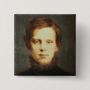 Ludwig van Beethoven , German composer 15 Cm Square Badge