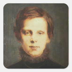 Ludwig van Beethoven , German composer Square Sticker