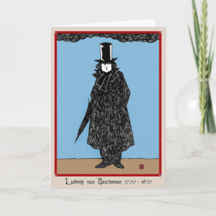 "Ludwig van Beethoven" Greeting Card