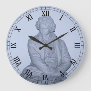 Ludwig Van Beethoven Large Clock