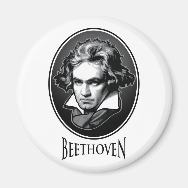 Ludwig van Beethoven Magnet (Front)