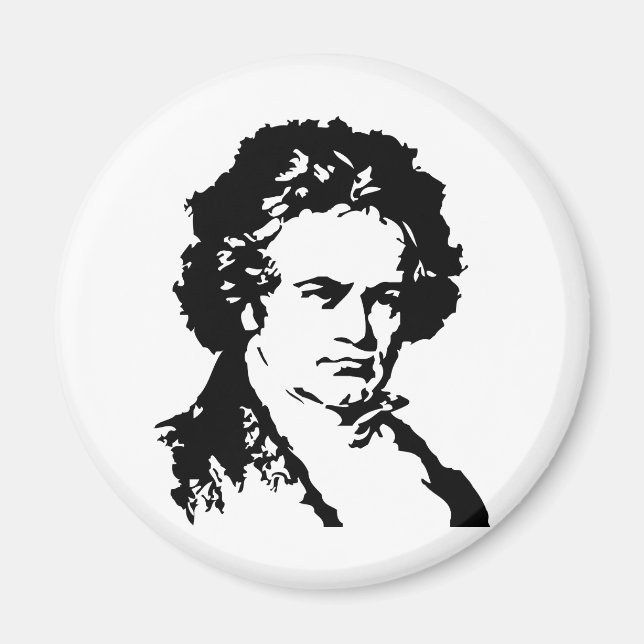 Ludwig van Beethoven Magnet (Front)