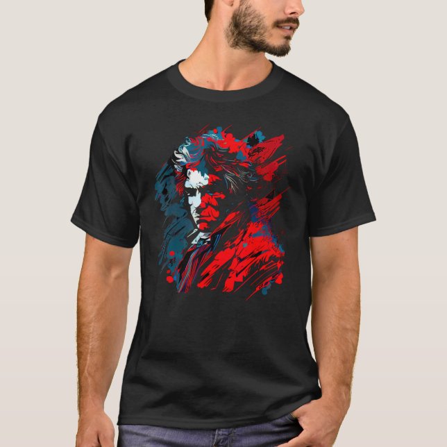 Ludwig van Beethoven Music German Composer T-Shirt (Front)